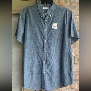 Sonoma chambray SS button up